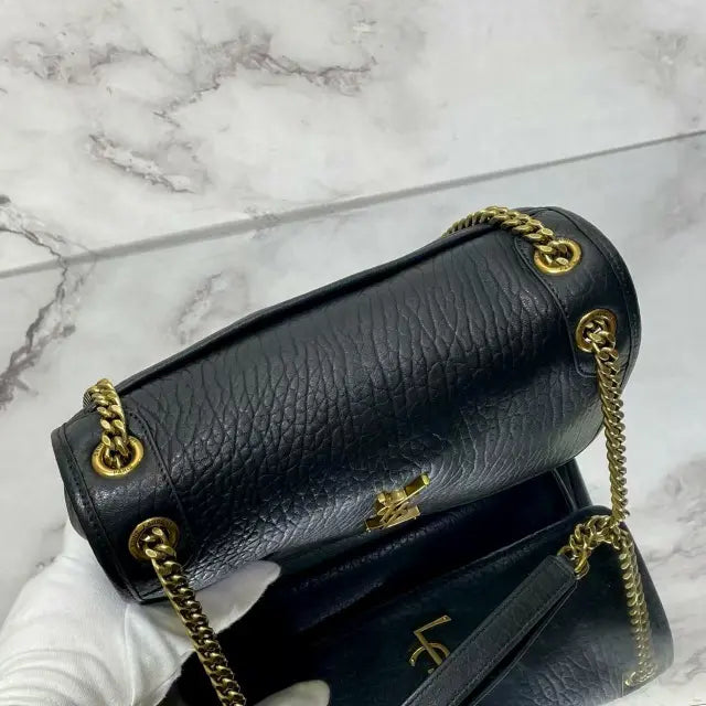 Niki Baby grained leather