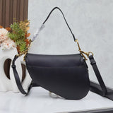 Saddle Bag with Grained Calfskin