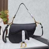 Saddle Bag with Grained Calfskin