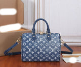 Monogram Jacquard Denim Speedy Bandoulière 25 M59609