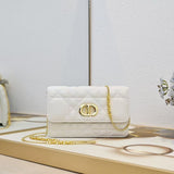 Caro Pouch with Chain Supple Cannage Lambskin