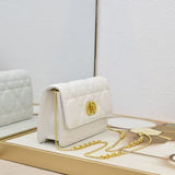 Caro Pouch with Chain Supple Cannage Lambskin