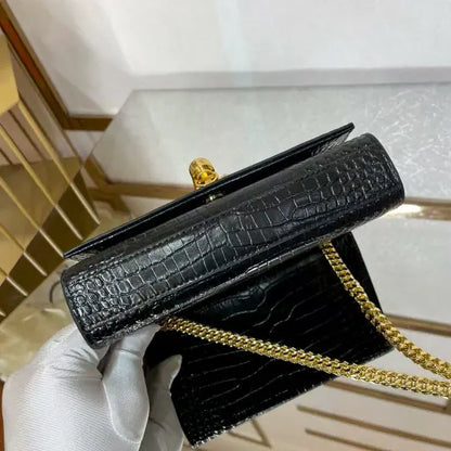 small Kate series small crocodile pattern tassel bag