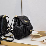 Small DR Caro Backpack Macrocannage Lambskin