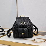 Small DR Caro Backpack Macrocannage Lambskin