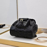 Small DR Caro Backpack Macrocannage Lambskin