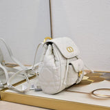 Small DR Caro Backpack Macrocannage Lambskin