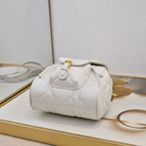 Small DR Caro Backpack Macrocannage Lambskin