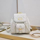 Small DR Caro Backpack Macrocannage Lambskin