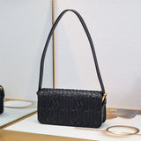 Miss DR Flap Bag Black Quilted Calfskin with Miss DR Allover Motif M2610UBOS_M900