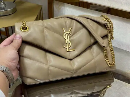 LOULOU PUFFER quilted lambskin bag