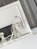 Double small Saffiano leather bag 1BG443