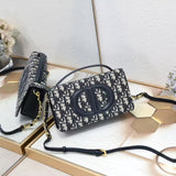 30 Montaigne Avenue Bag Blue DR Oblique Jacquard M9361UTZQ_M928