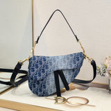 Grained Lether Saddle Bag