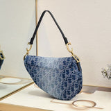 Grained Lether Saddle Bag
