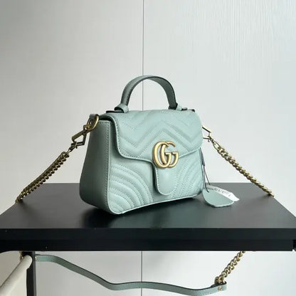 GG Marmont Mini Top Handle Bag