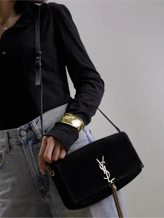Kate series chain bag suede