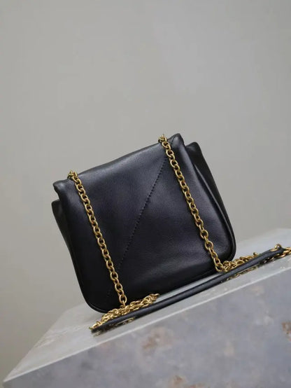 Jamie Mini Shoulder Bag in Smooth Leather