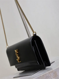 City Backpack in Leopard Print Velvet and Leather
