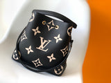NéoNoé MM Bi-color Monogram Empreinte Leather Medium Bucket Bag M45497