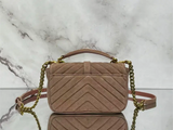 Mini College Bag in Suede