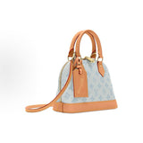 2026 Alma PM Handbag Glacier Blue  Monogram-coated canvas with calfskin trim M27526