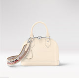2026 Alma BB Handbag in Quartz White Epi Leather M58706