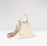 2026 Alma BB Handbag in Quartz White Epi Leather M58706