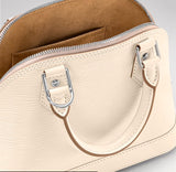 2026 Alma BB Handbag in Quartz White Epi Leather M58706