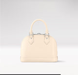 2026 Alma BB Handbag in Quartz White Epi Leather M58706