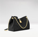 2026 Anytime PM Handbag in Black Monogram Empreinte Embossed Leather M14414