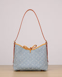2026 CarryAll PM Handbag, Blue Monogram Denim M11462