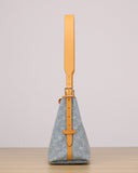 2026 CarryAll PM Handbag, Blue Monogram Denim M11462