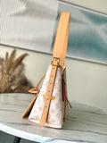 CarryAll MM (Medium) Handbag in Linen Monogram Origine Lin Coated Canvas |M27948