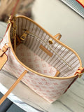 CarryAll MM (Medium) Handbag in Linen Monogram Origine Lin Coated Canvas |M27948