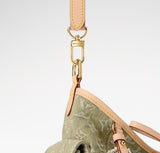 2026 Carryall Cargo PM Handbag in Khaki Denim M27623