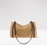 2026 Express MM Handbag in Hazelnut Brown Soft Suede M26358