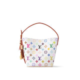 2026 All In BB Handbag in White Multicolor Monogram Coated Canvas M13089