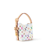 2026 All In BB Handbag in White Multicolor Monogram Coated Canvas M13089