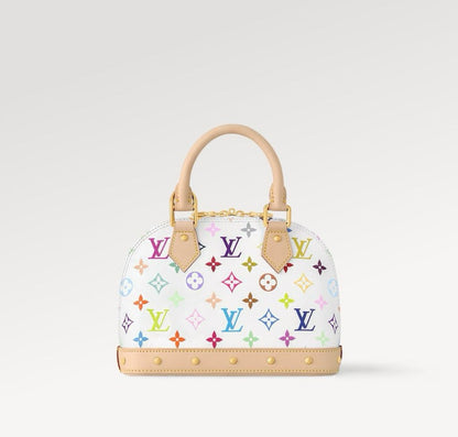 2026 Limited-Edition White-Coated Canvas Collaboration Handbag M13078