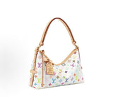 2026 White-Coated Canvas Collaboration Shoulder Bag M27578