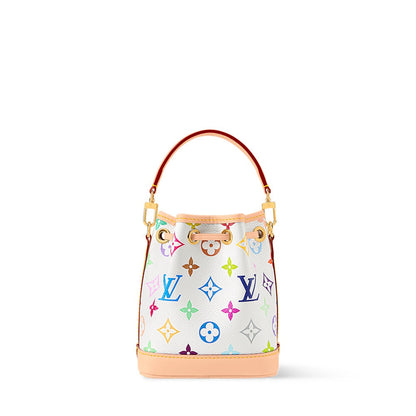 2026 Nano Noé Handbag in Monogram Multicolore Coated Canvas M27493