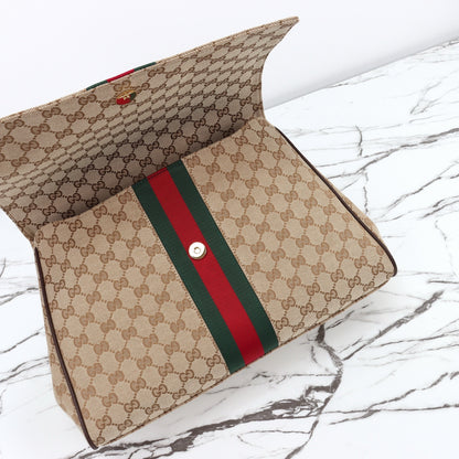2026 Medium Tote Bag, Beige GG Canvas 875018 FAFV9 9653