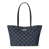 2026 Small Blue Washed GG Denim Tote Bag 875236 FAF8V 4042