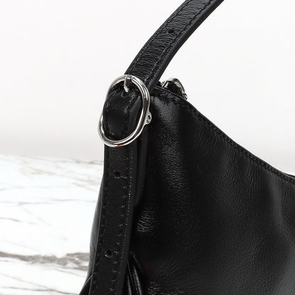 2026 Small Black Underarm Bag/Crossbody Bag 863406 AAGF7 1053