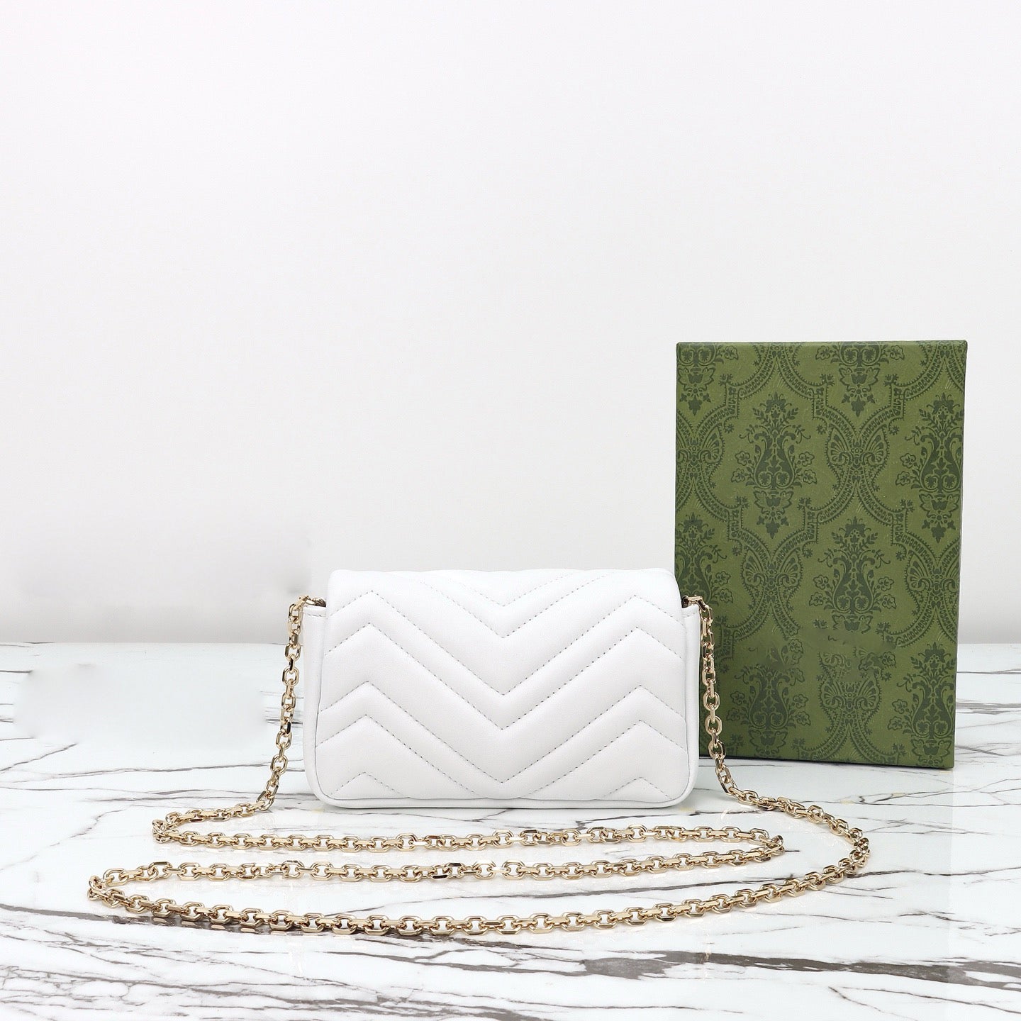 2026 Mini Quilted Flap Shoulder Bag 446744 DTDIT 9022