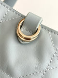 2026 Toujours Vertical Tote Bag in Smoky Blue, Small Size M2835OSOQ_M38Z
