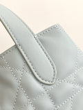 2026 Toujours Vertical Tote Bag in Smoky Blue, Small Size M2835OSOQ_M38Z