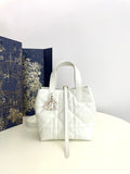 2026 Toujours Vertical Tote Bag, Ivory, Small M2835OSNW_M030