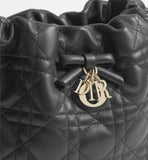 2026 Adiorable Black Mini Bucket Bag S2611OUQA_M900